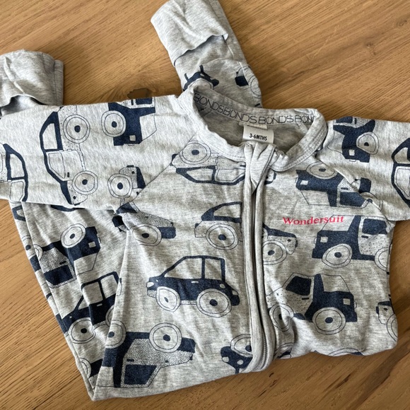Bonds Other - Bonds Zip Wondersuit • Grey Blue • 3-6 Months